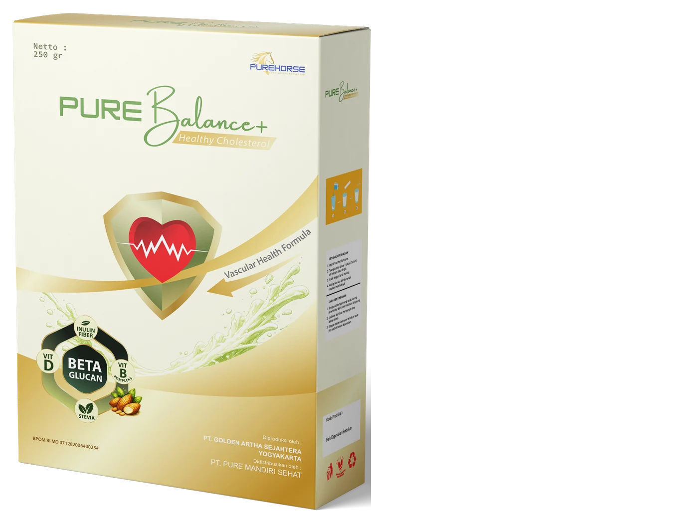 Mockup kemasan PUREBALANCE+ 250 gram